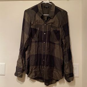 Lucky Brand plaid buttondown